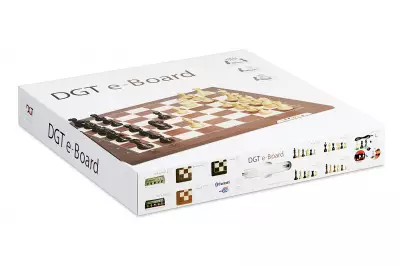 Szachownica elektroniczna DGT Bluetooth E-Board Orzech + Figury DGT Classic